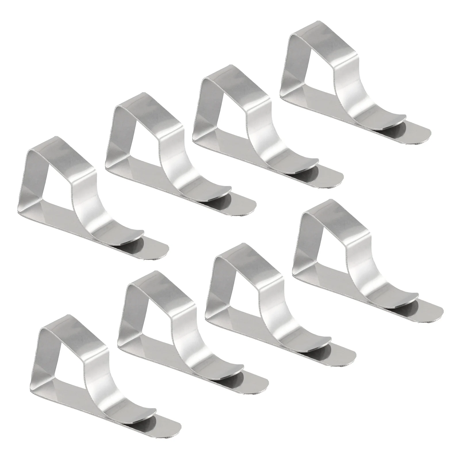 

8Pcs Stainless Steel Tablecloth Clamps Tablecloth Clamps Holder Clip Table Cover Holder Clip Round Tablecloth Stable Clips Stora
