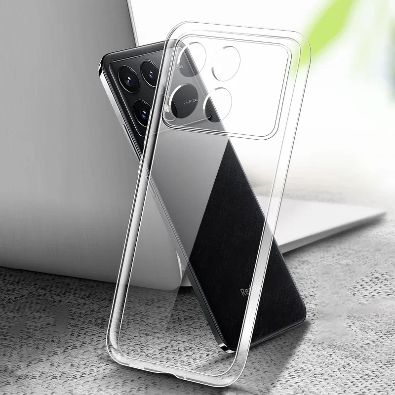 Ультратонкий Мягкий Прозрачный чехол из ТПУ для Xiaomi Redmi Note 14 Pro Plus 13 12 11 10 9 8 5G 4G