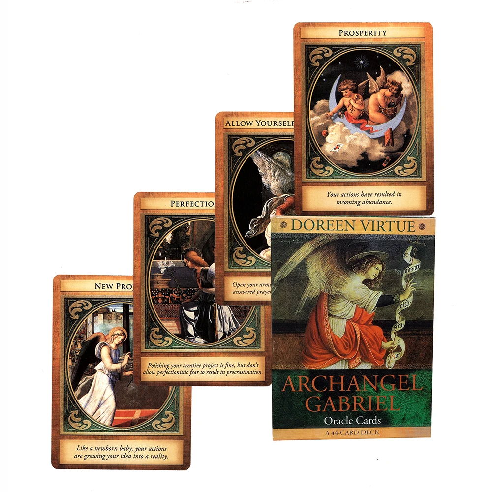 InPopular   Great Doreen Virtue Angel Series Oracle Cards Archangel Gabriel Cards  Tarot Cards for Beginners with PDF Guidebook mateusz gabriel angel pizza connection 2