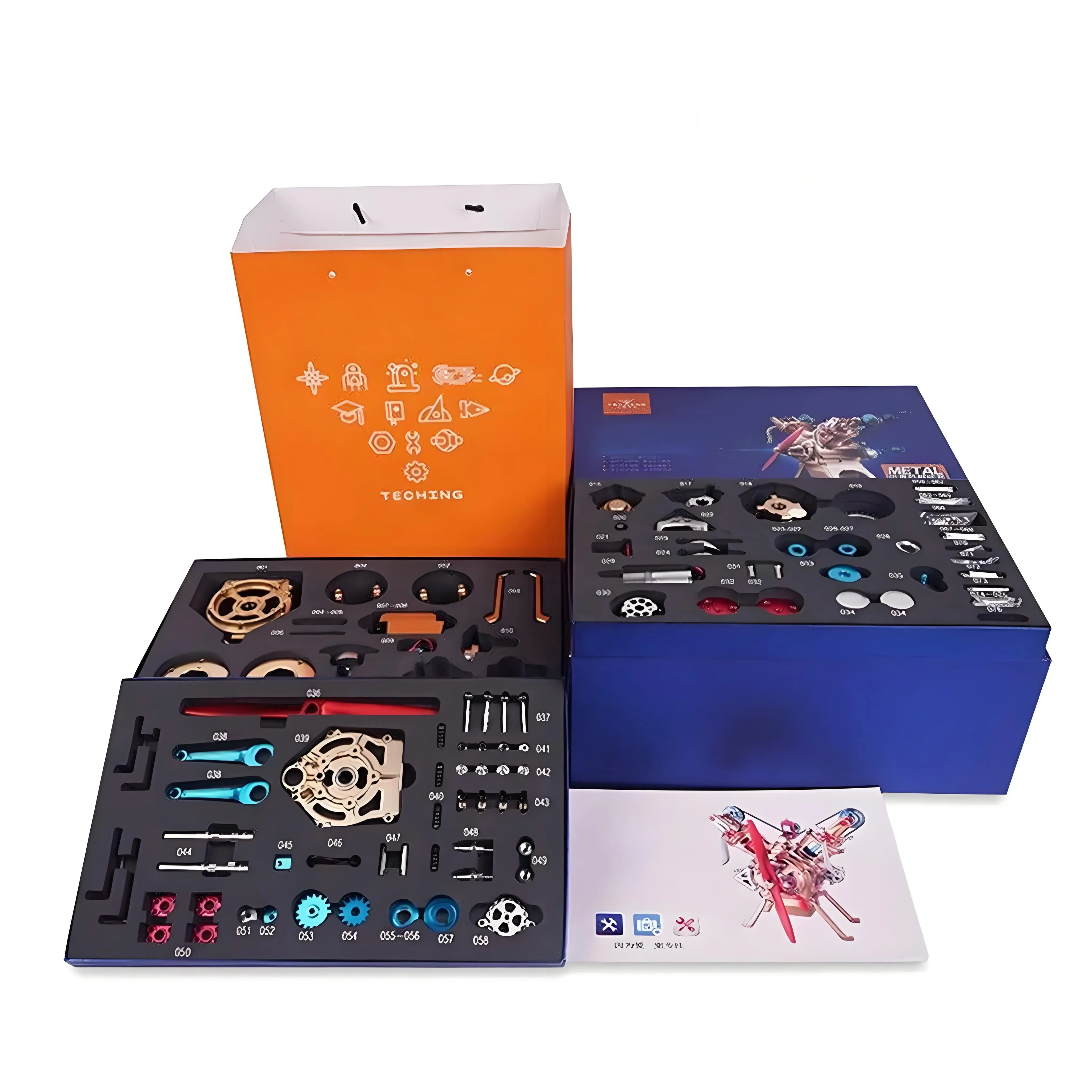 Металлический модель двигателя V2 TECHING