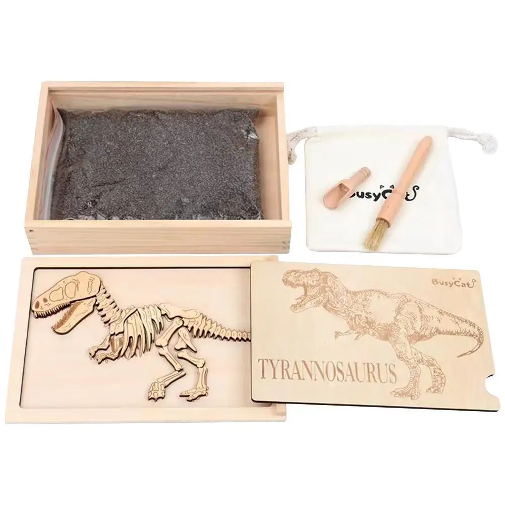 

Dinosaur Fossil Archaeological Excavation Toy Manual Diy Work Skeleton Model Children Dig Treasure Boy 3D Puzzle Gift