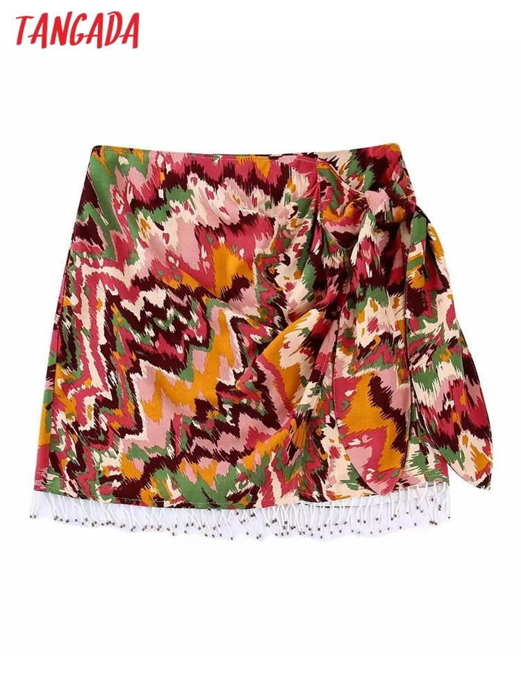 

Женская винтажная мини-юбка с завышенной талией и молнией сзади