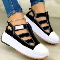 womens sandals casual sneakers zapatillas mujer summer outdoor round toe wedges ladies open toe sandals chaussure femme