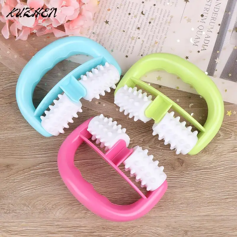 

Massage Handle Cell Roller Massager Mini Wheel Ball Slimming Body Leg Foot Hand Neck Fat Cellulite Control Pain Relief Roller