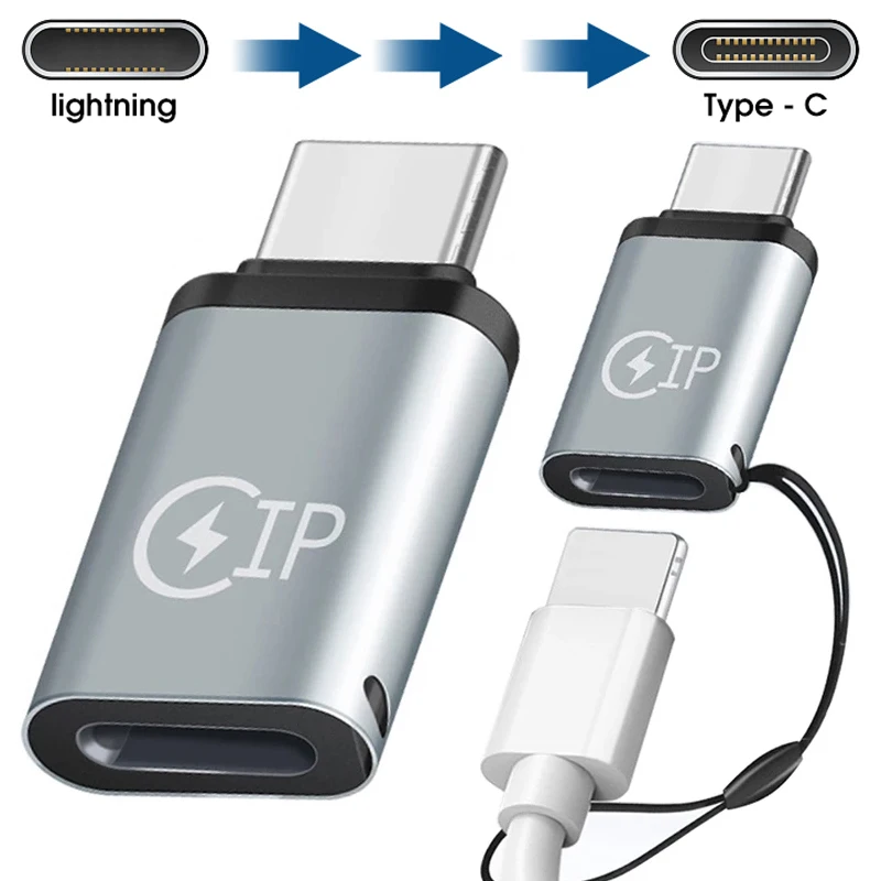 Adaptateur de câble Lightning mâle vers type-c pour IPhone 14 13 12  convertisseur de câble USB C