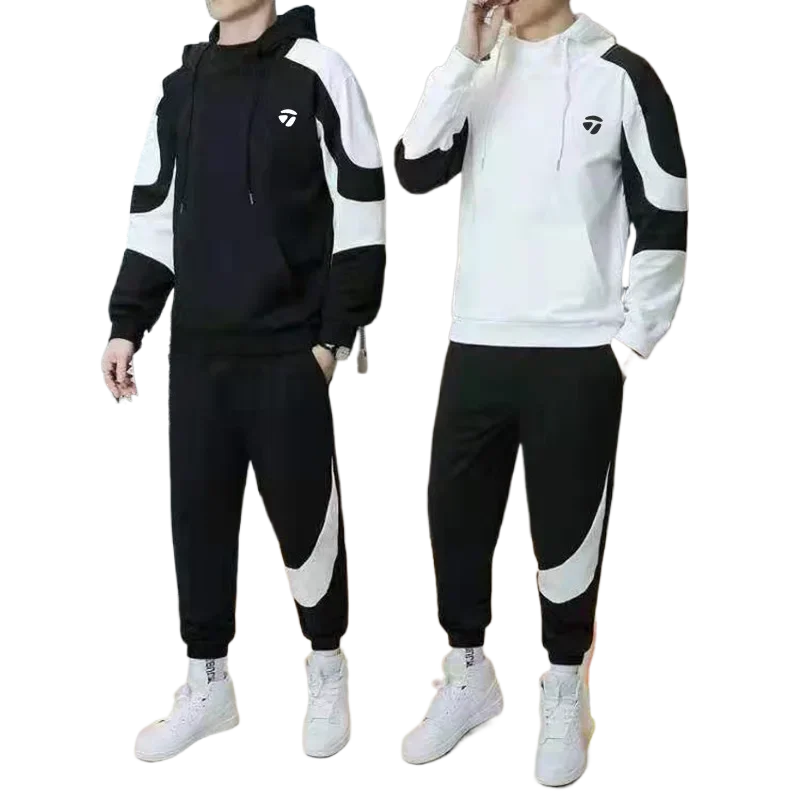 

Модная новинка Мужская одежда для гольфа из двух предметов осень 2023 одежда для гольфа мужские толстые Осенние костюмы для гольфа с капюшоном мужская одежда для гольфа