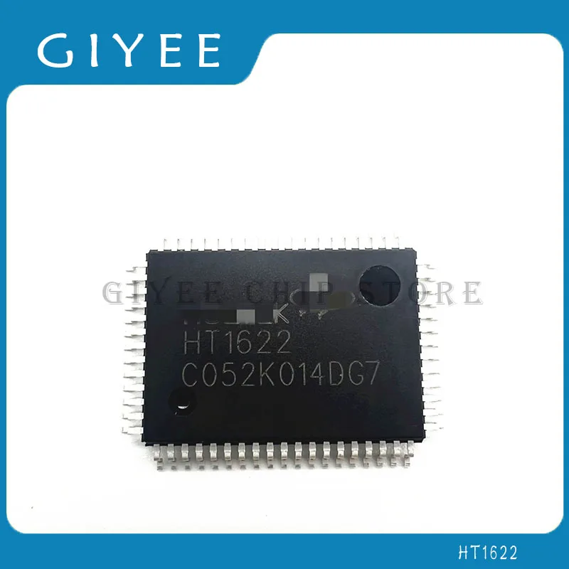 

5pcs HT1622 QFP64 14X20 LQFP44 32X8 LQFP 7X7 new original rectangular LCD driver chip IC HT1622 QFP64