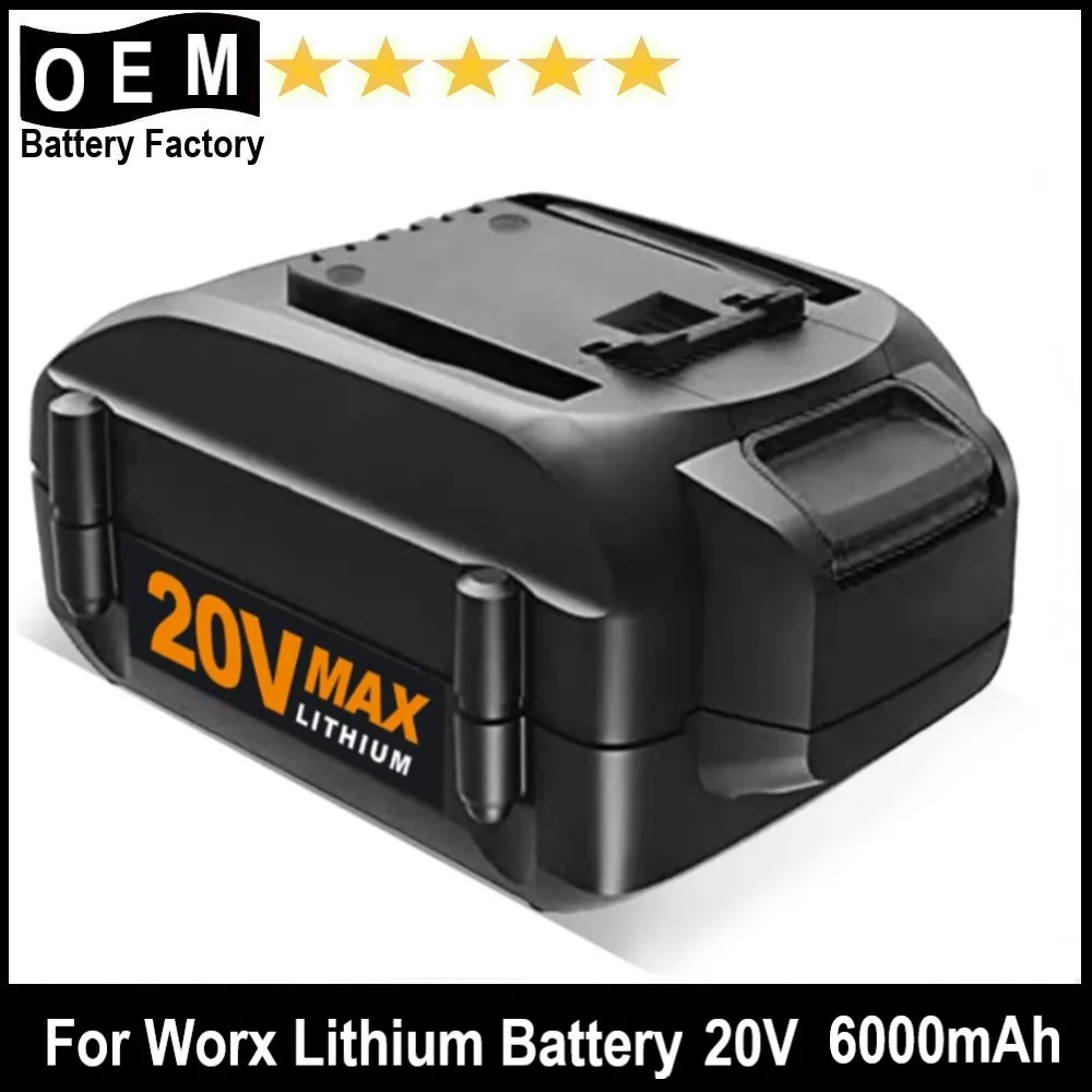 Сменная батарея Ач для Worx, батарея 20 в, WA3520, WA3525, WG151s, WG155s, WG251s, WG255s, WG545s, WG890, WG891, Worx, беспроводные инструменты Сменная батарея Ач для Worx, батарея 20 в, WA3520, WA3525, WG151s, WG155s, WG251s, WG255s, WG545s, WG890, WG891, Worx, беспроводные инструменты
