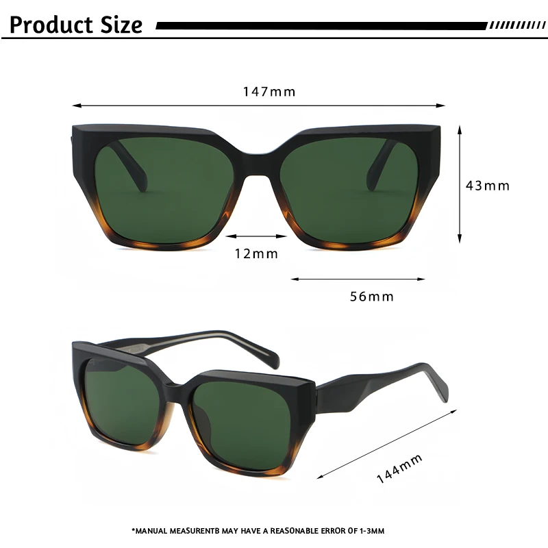 Солнечные очки Caterside в стиле ретро и панк мужские полигональные пропионные