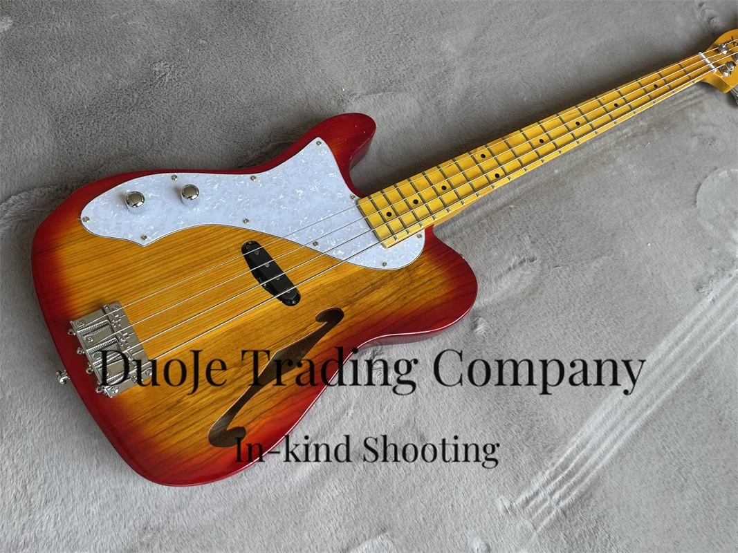 Левая рука Восход бас цвет электрический полупустотелый пепельный корпус