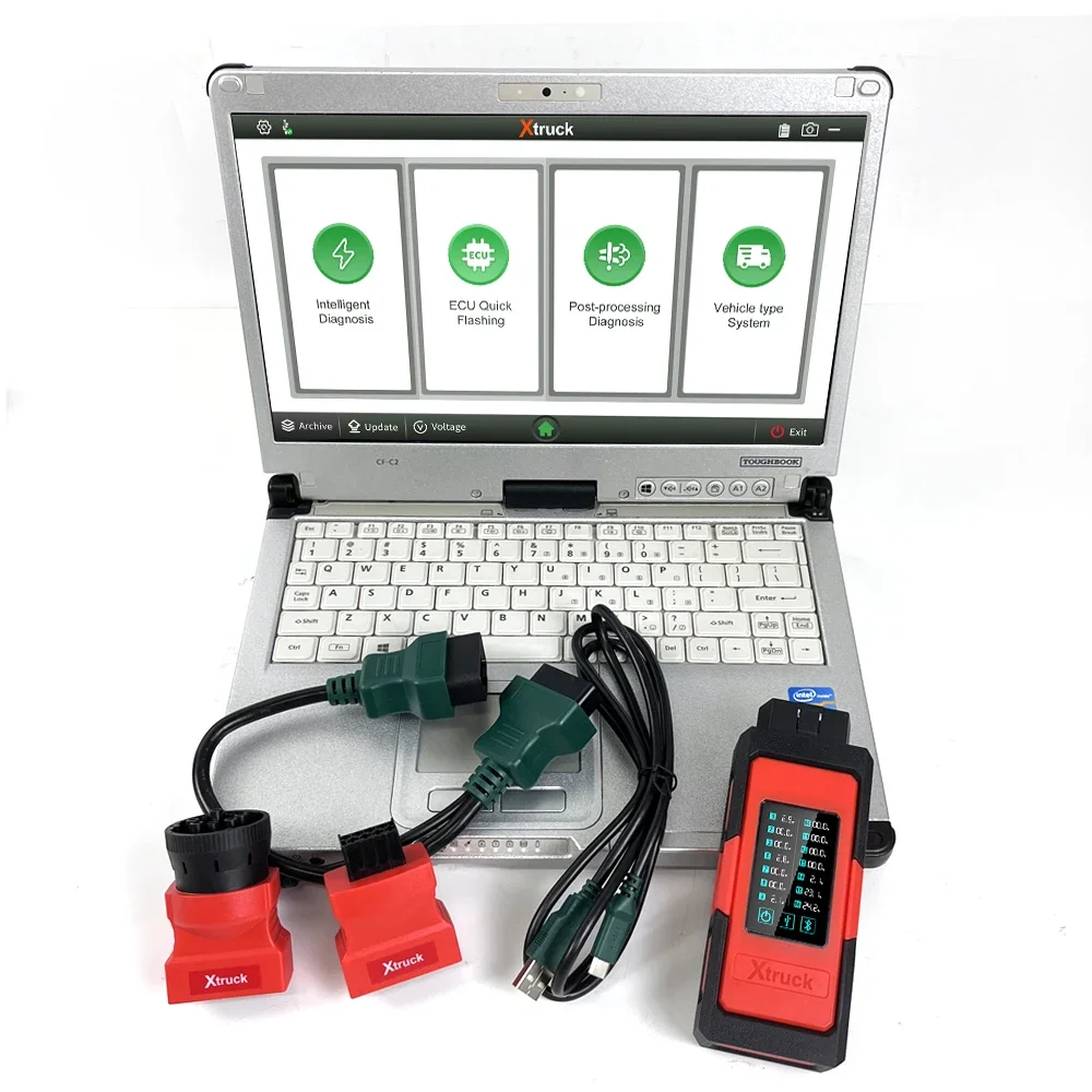 Программирование ЭБУ Xtruck X003 Plus для Cum-mins VCI3 считывание кода неисправности