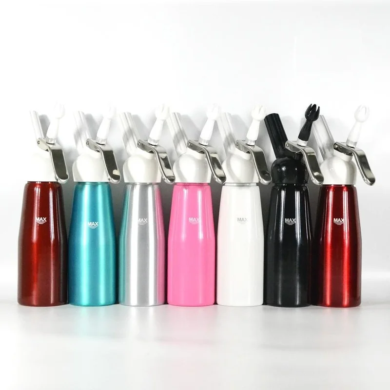 

Colorful Brand New 500ML Artisan Whipped Cream Dispenser, Cream Whipper with 3 Decorating Nozzles