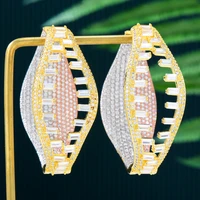 missvikki high quality noble luxury shiny cz big hoop earrings jewelry for elegant women wedding earrings accessories 2022 new