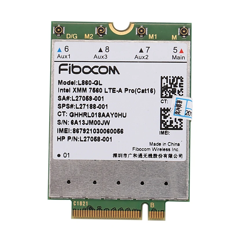 

L860-GL LTE 4G Module, NGFF/M.2, Cat16