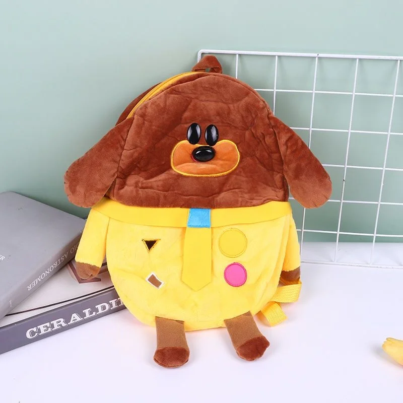 

Плюшевый Рюкзак Hey Duggee, щенок, собака, плюшевая игрушка, Рино, женщина, крокодил, бегемот, детский ТВ, анимация, мягкая плюшевая игрушка