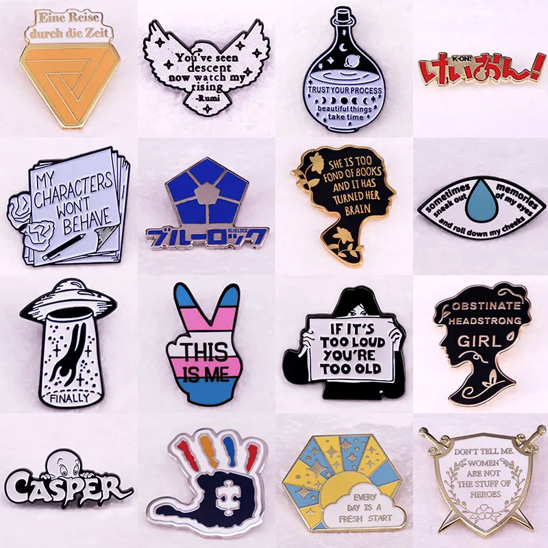 

Эмалированная заколка для женского рюкзака, портфеля