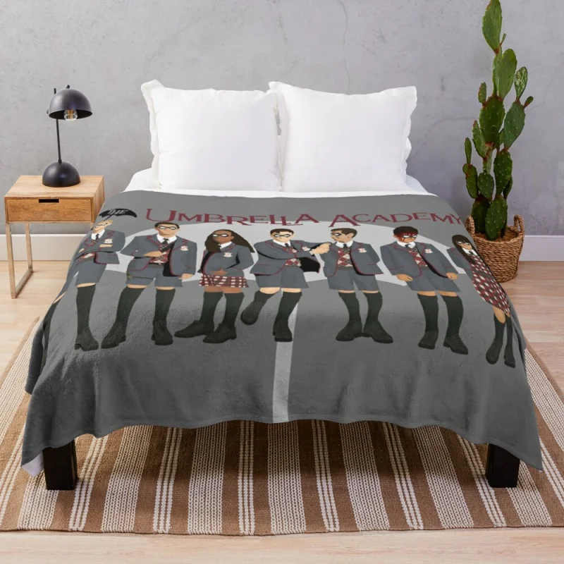 

The Umbrella Academy Group Throw Blanket