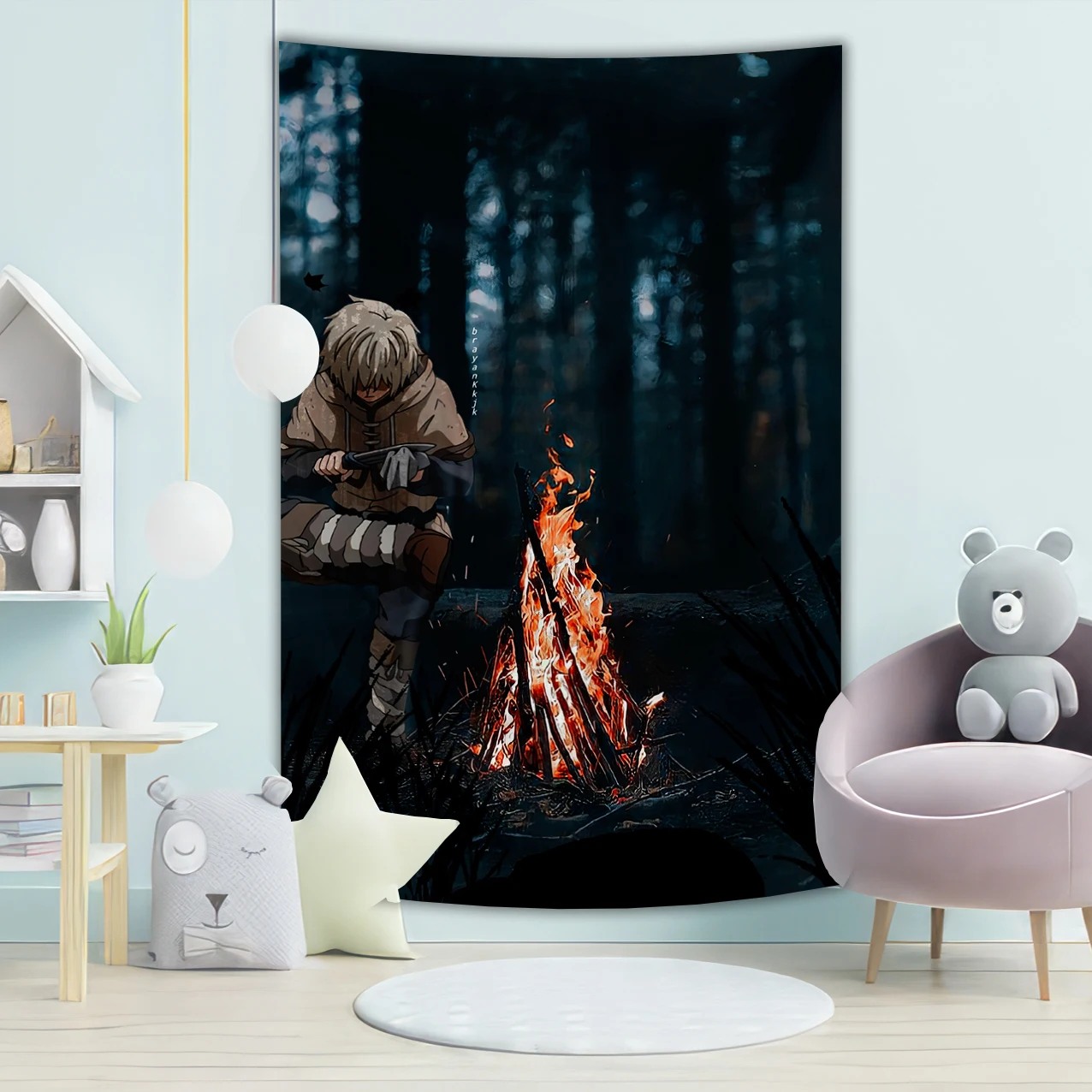 Винланд Сага Аниме Манга Хорошее Качество Принты и Плакаты Винтаж Комната Бар