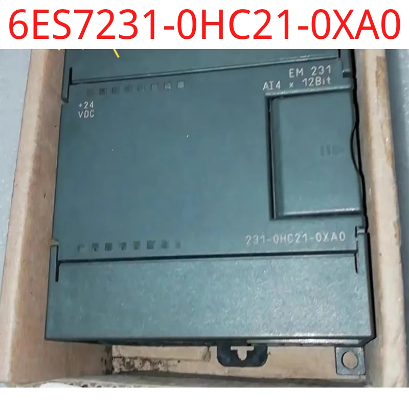 

used Siemens test ok real 6ES7231-0HC21-0XA0 SIMATIC S7-200, ANALOG INPUT EM 231, FOR S7-22X CPU ONLY, 4 AI, 0 - 10V DC, 12 BIT
