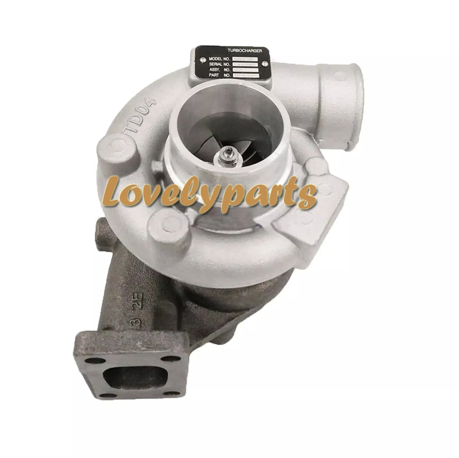 Фото Турбокомпрессор Turbo TD04HL-13G MP20042 MP20152 MP20043 для Perkins 804D-33T №2
