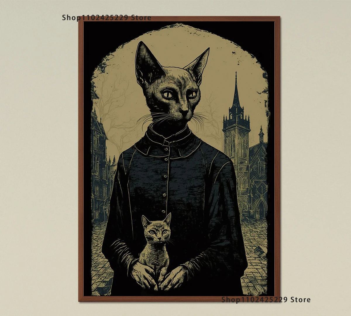 Печать на холсте 