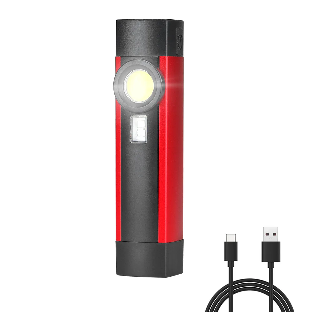 

New COB Work Light USB Charging Strong Flashlight UV Purple Detection
