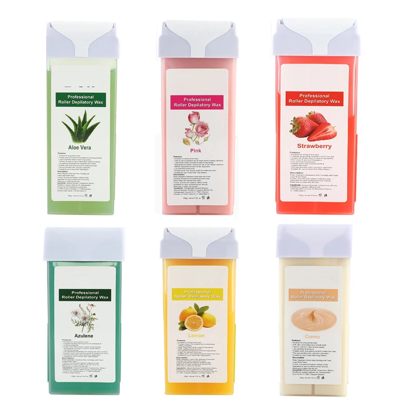 

3PCS/Lot Depilatory Wax Bikini Painless Hair Removal Cartridge Hair Removal Cream Roll-On Hot Hair Removal For Women And Men 100