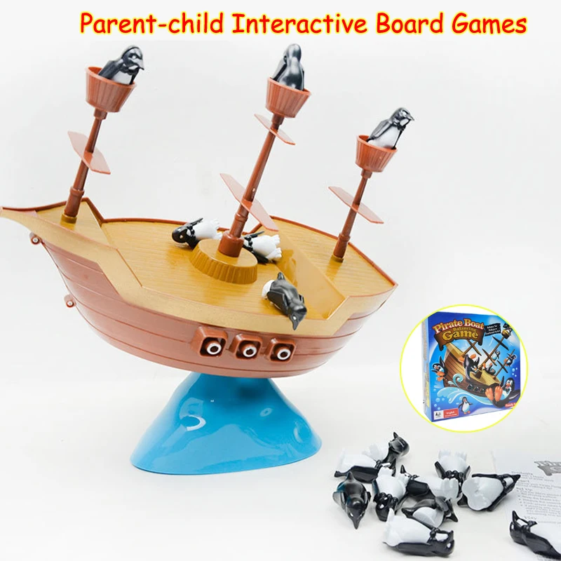 

Balance The Penguin Pirate Ship Parent-child Interactive Board Games Intelligent Interactive Leisure Interactive Competition Toy