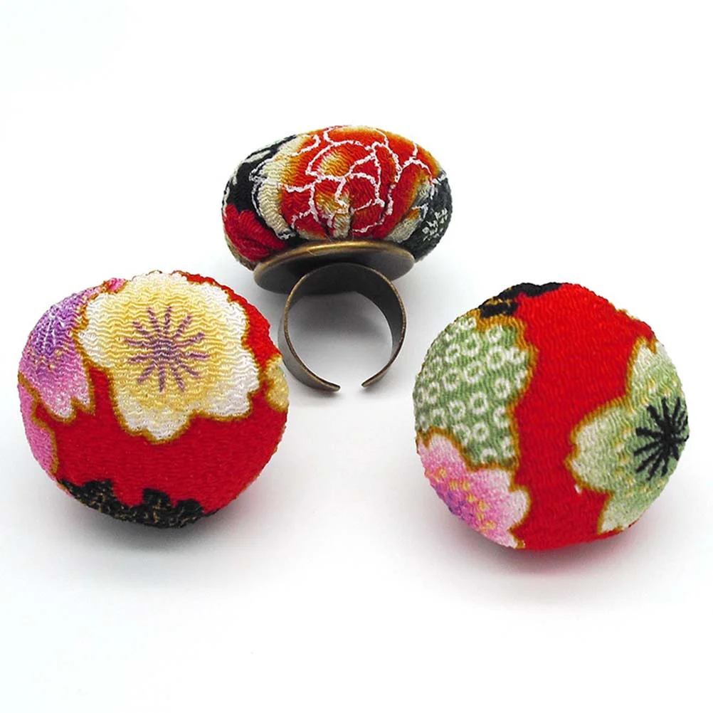 

Pin Cushion Sewing Needle Cushions Pincushions Wristflower Cute Holder Chinese Mini Organizer Pillow Wearable Quilting Vintage