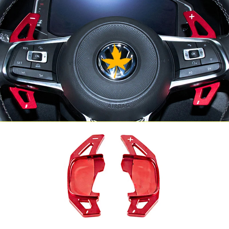 Весло рулевого колеса из алюминиевого сплава для VW Golf 7 5 MK7 R Line GTI GTD аксессуары 2015