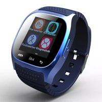 m26 smart watch bluetooth fitness tracker sport heart rate monitor blood waterproof with metal strap sim tf card for android ios