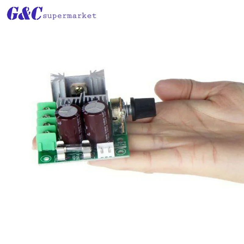 

12V-40V 400W 10A PWM DC Motor Speed Controller Regulator Governor with Knob Switch Volt Regulator Dimming Dimmer diy electronics