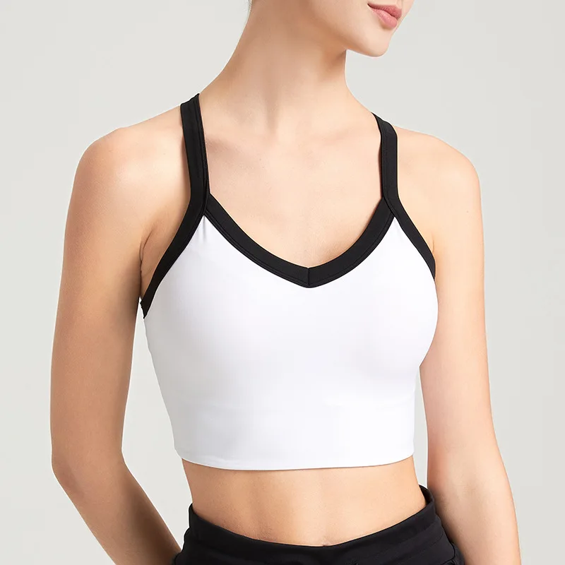 Summer Sports Bra Yoga Bra Top Gym Women Vest Sport Women's Backless Clothing Sportswear Backless Women Sports Bra