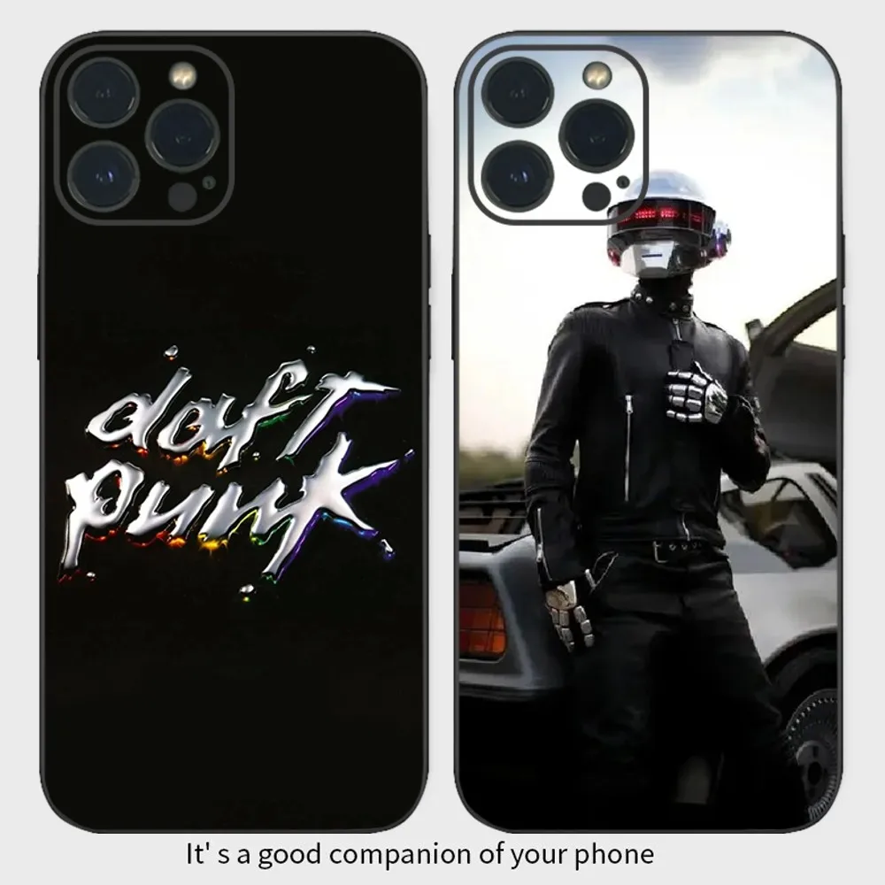 Мягкий силиконовый чехол D-Daft в стиле панк для iPhone16 15 14 13 12 Mini 11 Pro XS Max X XR SE5 6 7 8 Plus