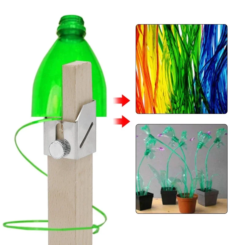 

Portable Wooden Plastic Bottle Rope Cutter Outdoor Household Bottles Rope Tools DIY Craft Bottle Rope Cutter Creative Hand Tool