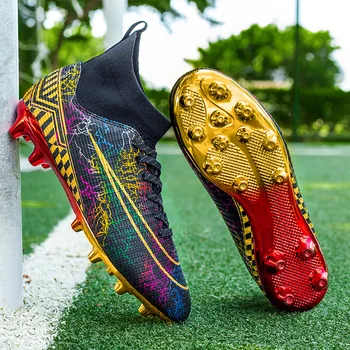 High-Quality Neymar Soccer Cleats Men's Training Sneakers Outdoor Football BootsFutsal Chuteira Campo Cleats for Men & Women TF/AG Footwear 1