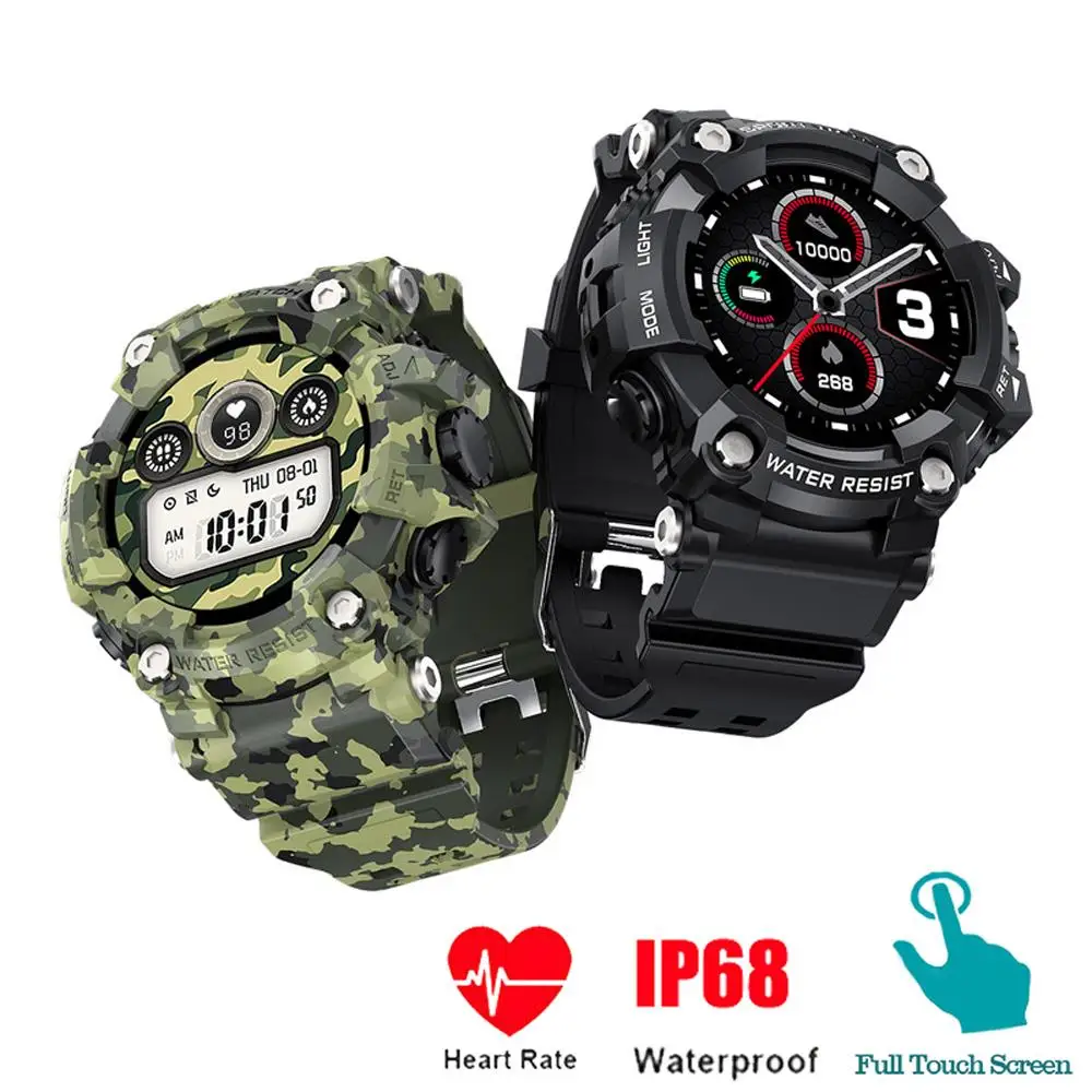 

Newest TRDT6 Smart Watch Men IP68 Waterproof 1.28 Inches Full Touch Screen Heart Rate Detection Sport Smartwatch For IOS Android