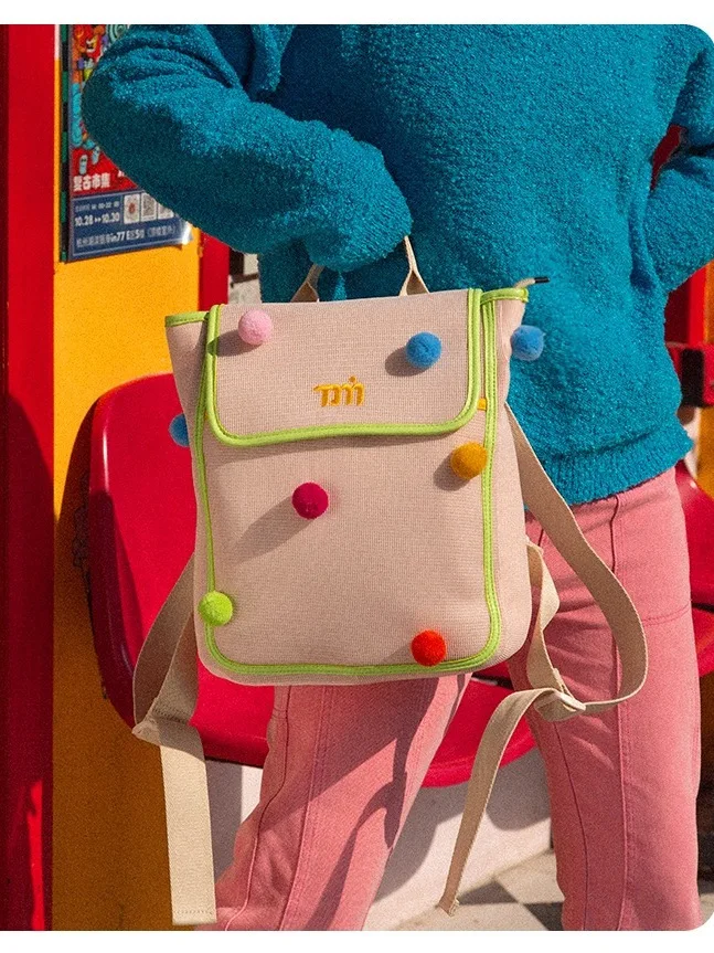 

Хлопковый Повседневный милый рюкзак для девушек в Корейском стиле, сумка для ноутбука 13 дюймов, Женская Офисная сумка, рюкзак для подростков