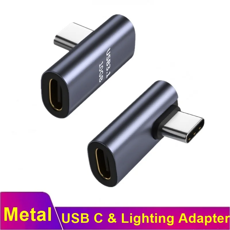 

Universal OTG USB C Adapter Metal Type C Female to USB C Male Lighting Charging Converter For iPhone Xiaomi Samsung Phone Tablet