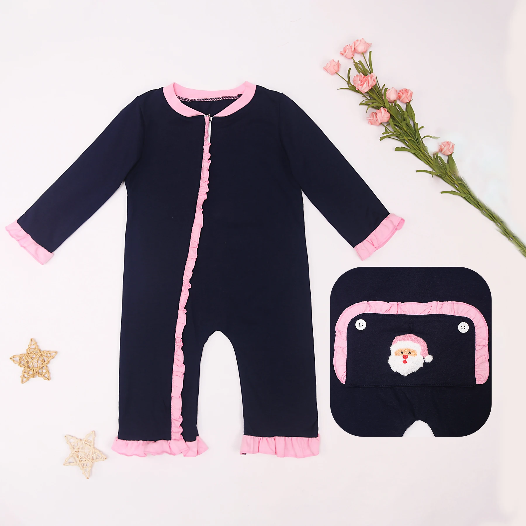 Детская Хлопковая футболка с длинным рукавом комплект пижам круглым вырезом