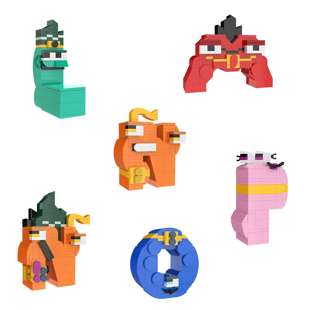 Конструктор BZBMOC в виде букв алфавита, 26 букв