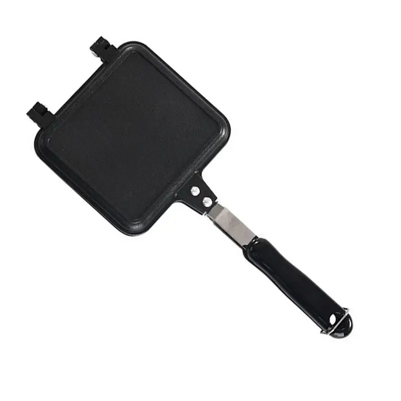 

Double Sided Pan Double-Sided Maker Pan Aluminum Alloy Pancake Maker Non-Stick Easy To Flip For Omelets Frittatas Fluffy