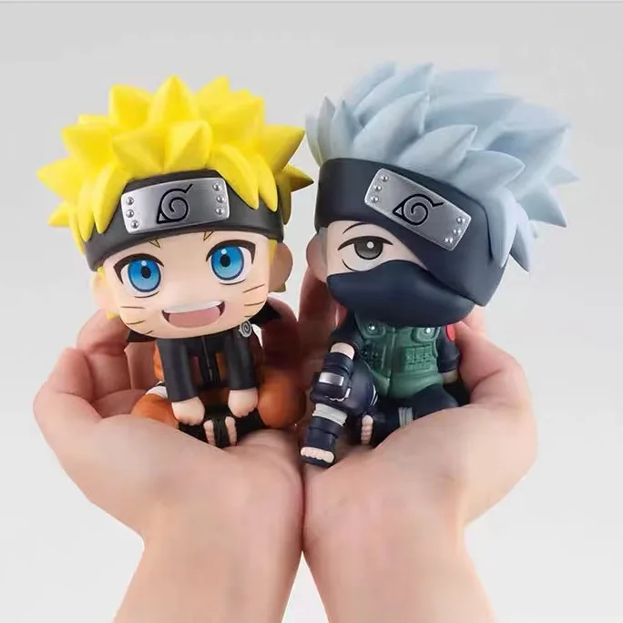 

Chibi style 10cm cartoon Naruto Figure Uchiha Sasuke Anime Action Figure Model Gifts Collectible Figurines for Kids