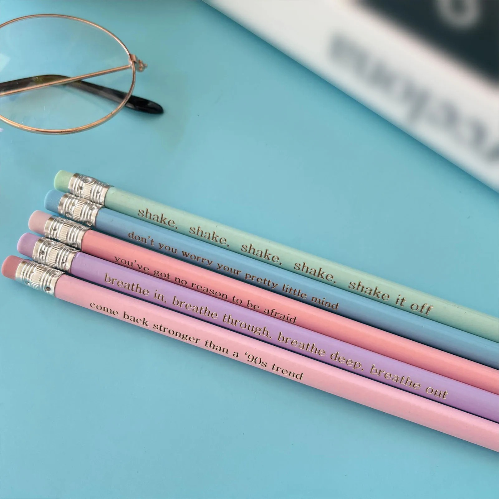 Набор карандашей в стиле рок/печаль для детей набор из 5 деревянных