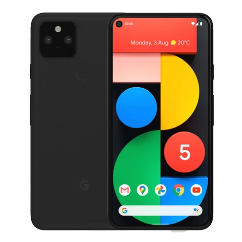 Оригинальный смартфон Google Pixel 5, разблокированный телефон, экран 6,0 дюйма, Восьмиядерный процессор Snapdragon 76, 8 ГБ ОЗУ 128 Гб ПЗУ, Восстановленный телефон МП и 16 МП