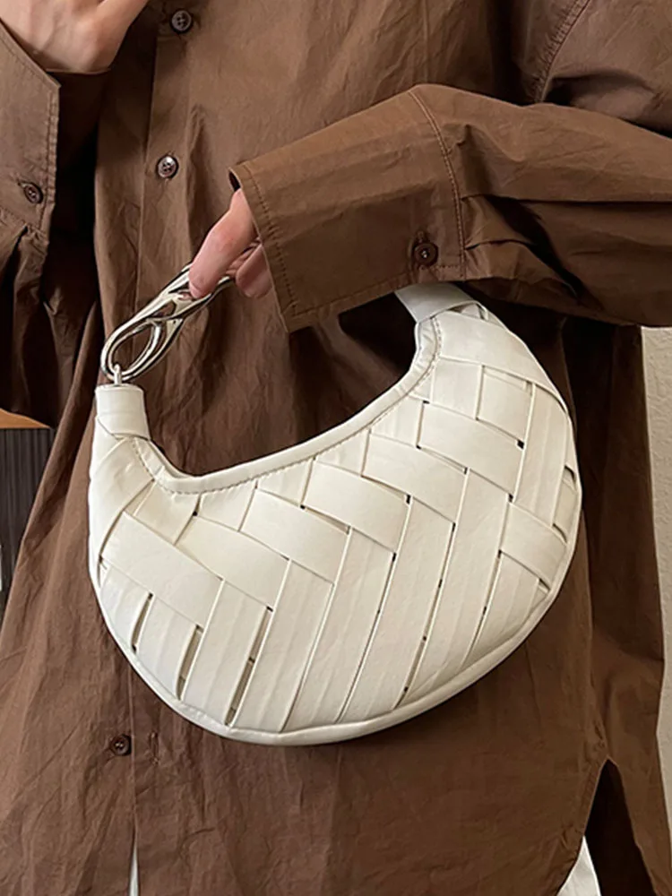 Тканевая сумка-хобо через плечо