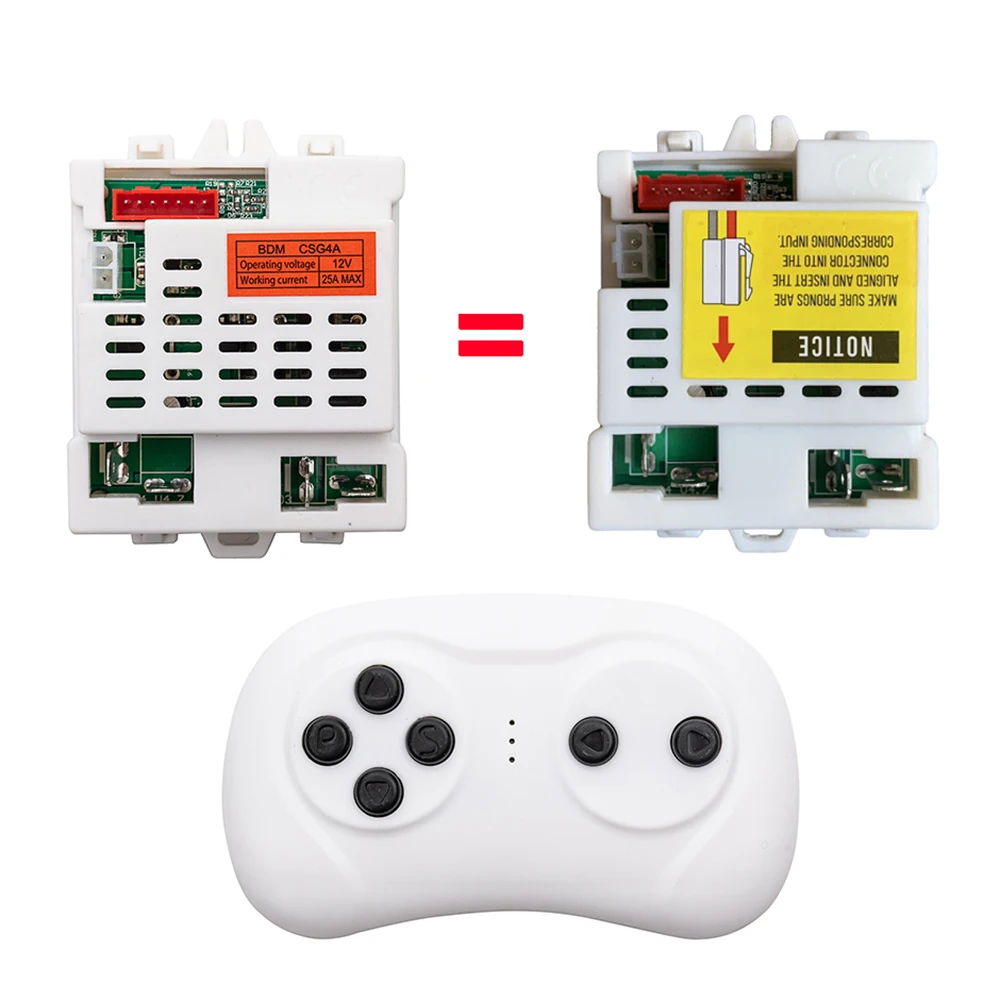 Такая же функция, как 12 В BDM CSG4A 2,4G Bluetooth пульт дистанционного управления и приемник для детей, запчасти для электрических автомобилей