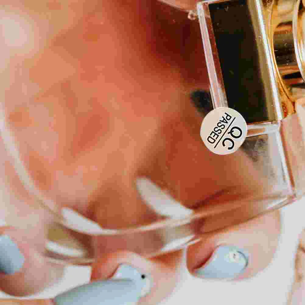 

1600 Pcs Computer Qc Pass Tag Round Labels Approval Pvc Self-adhesive Warehouse Tags