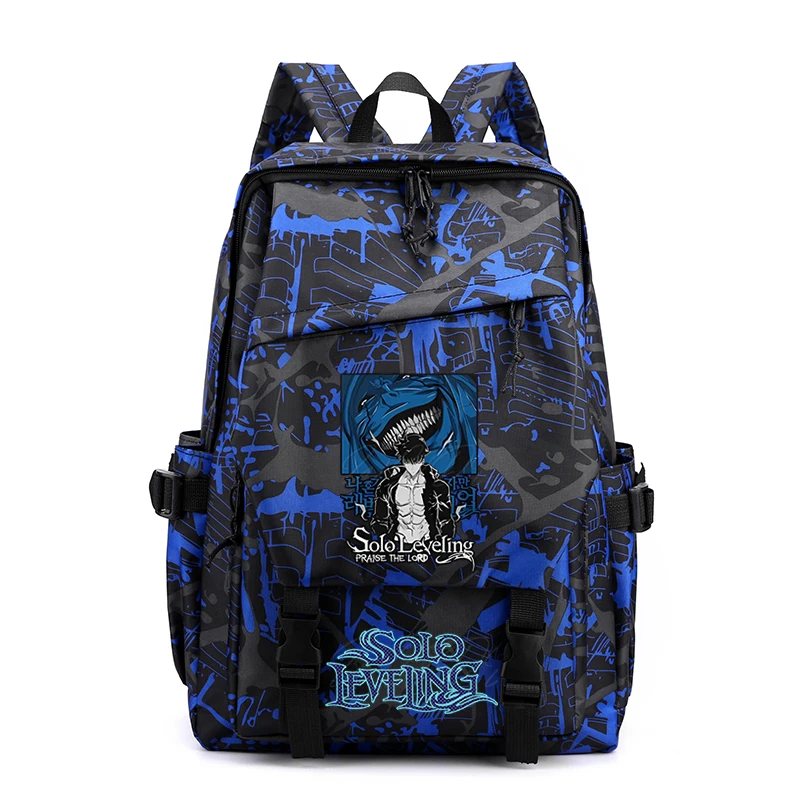 Крутой школьный рюкзак Manga Solo Leveling Design для мальчиков и девочек Sung Jin Woo модный 2025