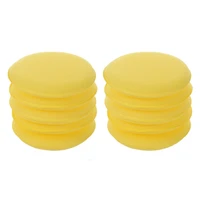 10 x yellow car wax polish applicator pad large 5inch soft foam sponge pads